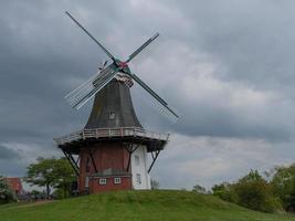 le port de greetsiel en allemagne photo