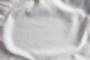 jersey de tissu de vêtements de sport blanc photo