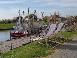 greetsiel sur la côte allemande de la mer du nord photo