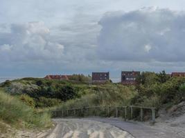 la plage de l'île allemande de juist photo