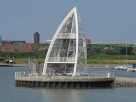 île de juist dans la mer du nord allemande photo