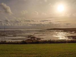 la plage de l'île allemande de juist photo