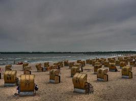 plage de travemuende en allemagne photo