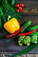légumes biologiques frais