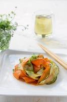 salade de courgettes aux carottes