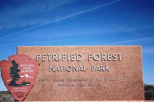 Parc National de la Forêt Pétrifiée en Arizona, Route 66 USA photo
