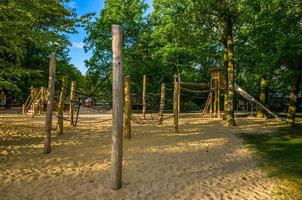 Aire de jeux pour enfants, parc keukenhof, lisse en Hollande photo