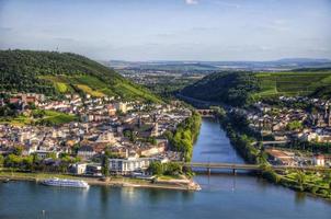 Bingen ville sur la rive du Rhin, ruedesheim, rhein-main-pfalz, Allemagne