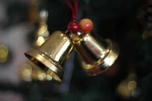 cloches et décoration de Noël photo