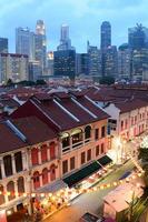 quartier chinois de singapour photo