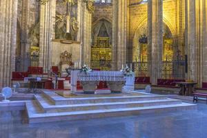 Intérieur de la cathédrale de Barcelone, Catalogne, Espagne photo