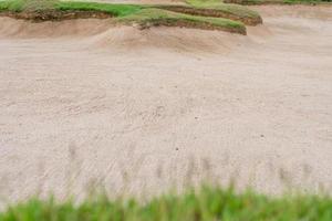 arrière-plans de parcours de golf de bunker de bac à sable photo