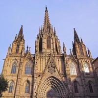 cathédrale à barcelone photo