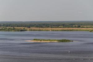 superbe vue sur la volga à nizhny novgorod, russie photo