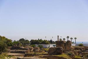 vieilles ruines de carthage photo