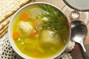 soupe aux boules de matzoh