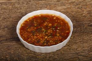 sauce chili épicée à la thaïlandaise photo