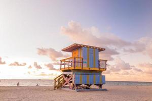 Lifeguard Tower à South Beach, Miami Beach, Floride photo
