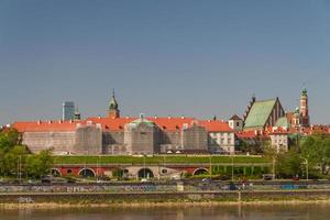 Warsaw, Pologne. vieille ville - célèbre château royal. Patrimoine mondial de l'UNESCO. photo