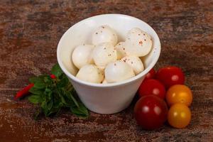 boulettes de mozzarella photo