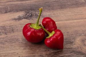 piment cerise piquant rouge photo