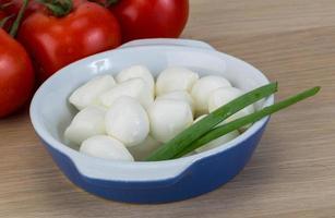 boulettes de mozzarella photo