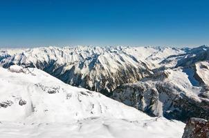 papier peint pittoresque avec des sommets des Alpes autrichiennes