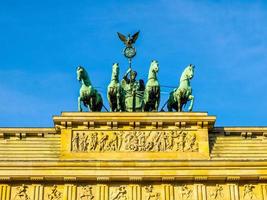 hdr brandenburger tor, berlin photo