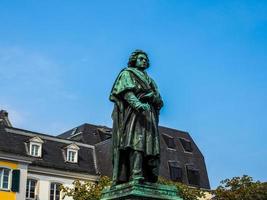 hdr beethoven denkmal 1845 à bonn photo