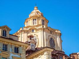 hdr église san lorenzo turin photo