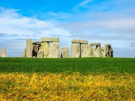 monument de stonehenge hdr à amesbury photo