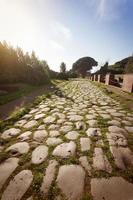 Route romaine au site archéologique d'Ostia Antica