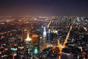 vue aérienne de la ville de new york