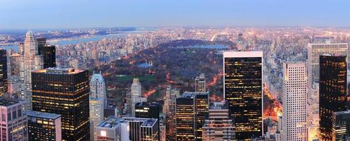 panorama du parc central de new york city