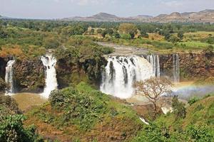 chutes du nil bleu, bahar dar, ethiopie photo