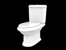 siège isolé toilettes placard toilettes salle de bains wc porcelaine illustration 3d photo