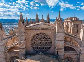 cathédrale médiévale gothique de palma de majorque en espagne photo