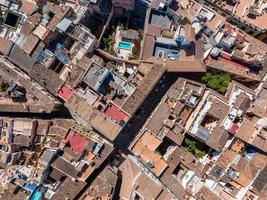 vue aérienne de la capitale de majorque - palma de majorque en espagne. photo