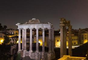 temple de Saturne et temple de Vespasien et Titus