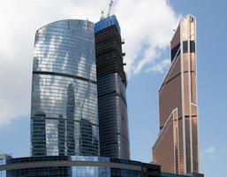 gratte-ciel du centre d'affaires international (ville), moscou, russie photo