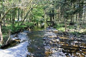 une vue sur le lac vyrnwy au pays de galles photo