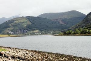 une vue sur les hautes terres d'écosse près de ben nevis photo