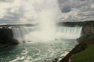 une vue sur les chutes du niagara du côté canadien photo