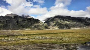 paysage d'islande près de la lagune glaciaire de jokulsarlon photo