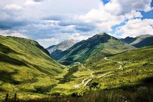 une vue sur les pyrénées du côté français photo