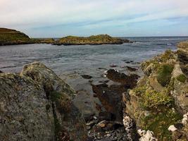 une vue de l'île de man près de port erin photo