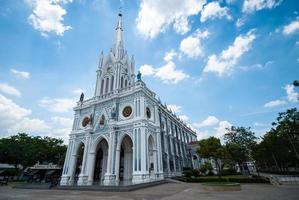 église catholique blanche en thaïlande photo