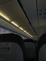 avion à l'intérieur avec ton clair. photo