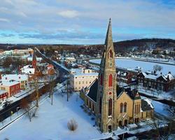 goshen, new york en hiver photo