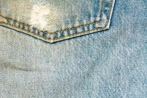 le jean bleu ou la texture propre du denim bleu. photo